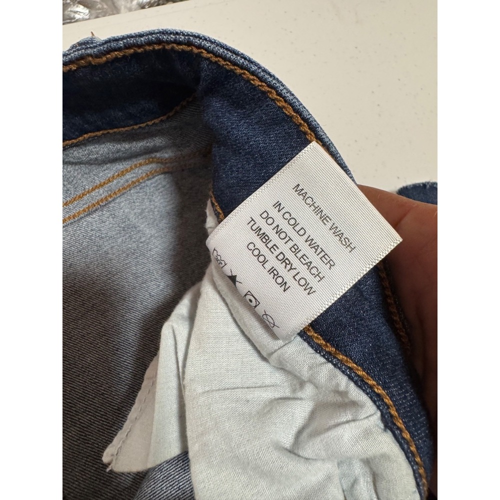 Judy Blue Flare Jeans Womens 11/30 Blue Mid Rise Stretch Raw Hem Boho Denim k - Picture 4 of 5